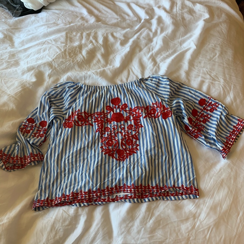 off the shoulder top
